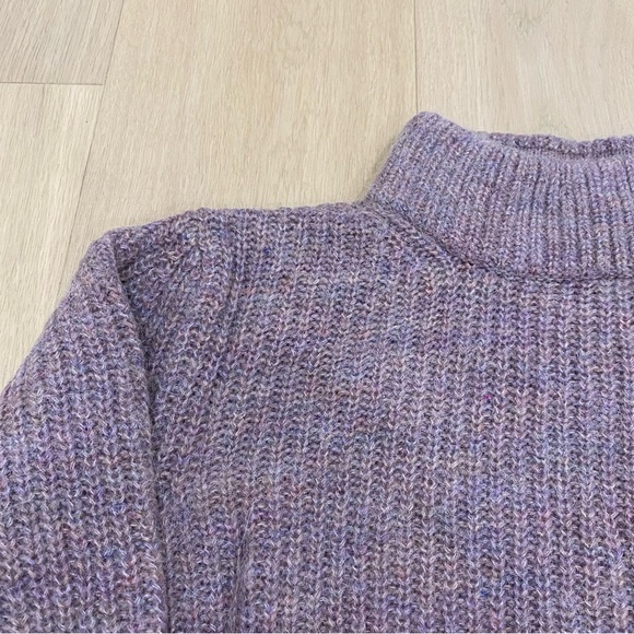 Topshop | Cozy Purple Knit Sweater 💜 - Picture 2 of 6